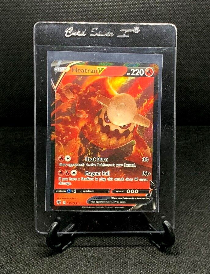 HEATRAN V Pokemon Astral Radiance 025/189 Holo Ultra Rare - PACK FRESH!!!