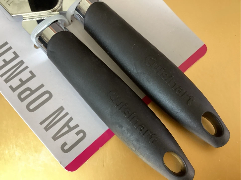 Abrelatas Cuisinart Herramienta de Cocina Hoja Acero Inoxidable Abridor de Botellas Negro Nuevo Foto 3 de 4