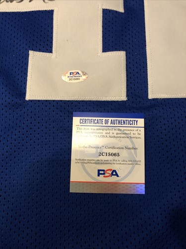 CHRIS WARREN SIGNED JERSEY SEATTLE SEAHAWKS Legend PSA WITNESS 3x Pro Bowl AUTO - Picture 6 of 9