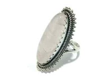 Rose Quartz Gemstone Ring,925 Sterling Silver,Handmade Ring,Women's Ring,Gift