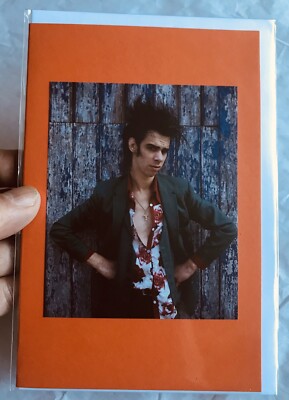 Nick Cave Derek Ridgers Litho Foto Blanko Grußkarte Shirt