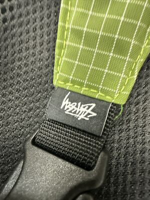 Stussy Mesh Green Belted Bag Cordura Travel Waist messenger