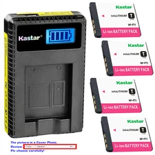 Kastar Battery LCD USB Charger for Sony NP-FT1 & Sony Cyber-shot DSC-L1/S