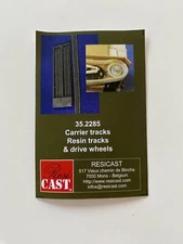 ResiCAST 35.2285 1:35 Scale Resin Universal Carrier Tracks & Drive Wheels