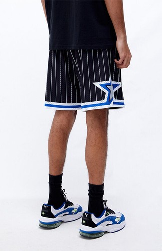 Mitchell Ness Orlando Magic 1994 Hardaway Shaq Swingman Pinstripes Black Shorts - Picture 22 of 24