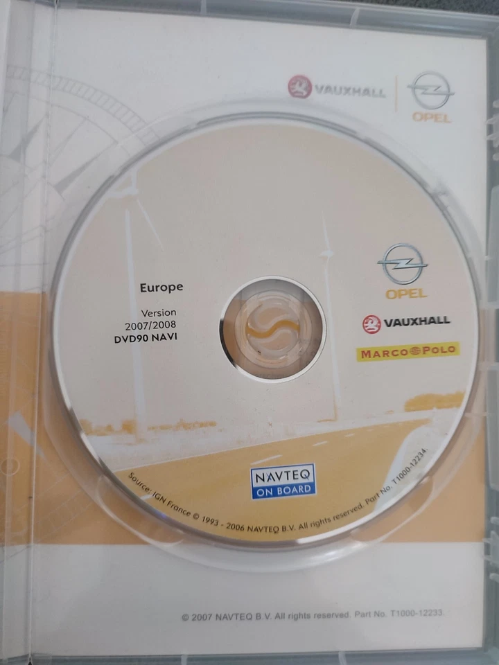 DVD Navigation OPEL DVD90 Navi EUROPA 2007/2008 Astra Zafira Vectra Corsa Signum - Bild 3 von 4