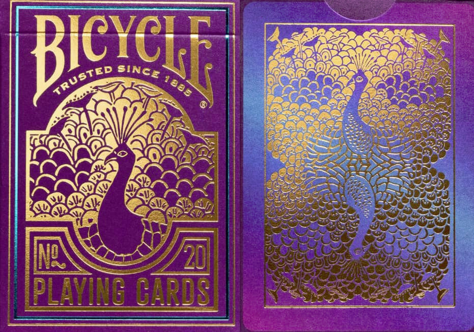 Bicycle Peacock Playing Coolest Bicycle Playing Cards Bicycle