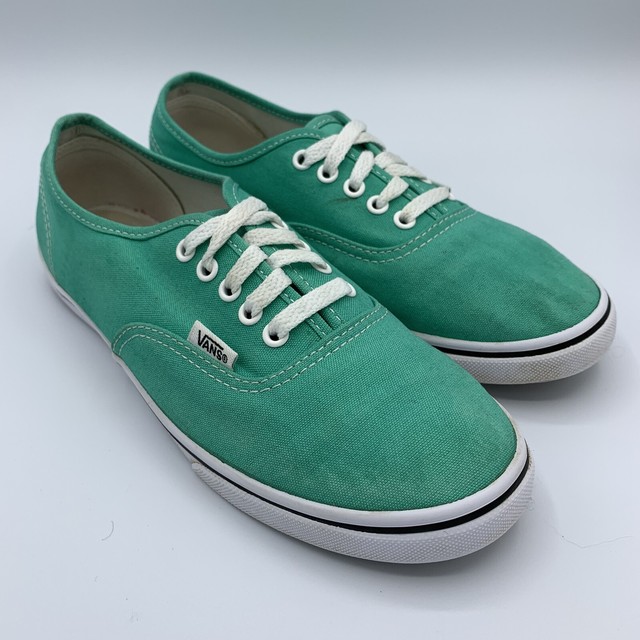 Vans Womens 7 Mens 5.5 Mint Green Teal Low Top Skate Shoes eBay
