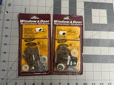 2-pack PRIME-LINE N-7030 Closet DOOR ROLLER 1/2" OFFSET NYLON WHEEL 7/8" O.D.