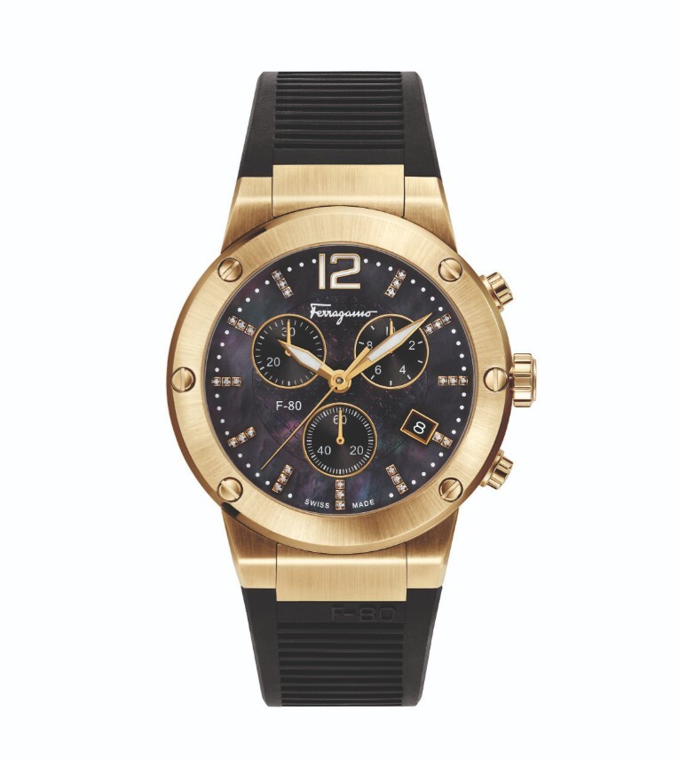 FERRAGAMO F-80 CHRONO DIAMOND- SFUP00122. RETAIL: $2,395 | eBay