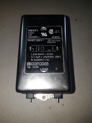 Durchgangsfilter,Netzfilter, EMI Filter Corcom 10EHT1 s.Fotos!