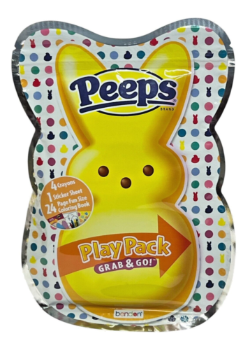 New Peeps Toy Gift Basket - 17-Piece Easter Set with Plush, Candy, Toys, Egg Hun - Picture 9 of 24