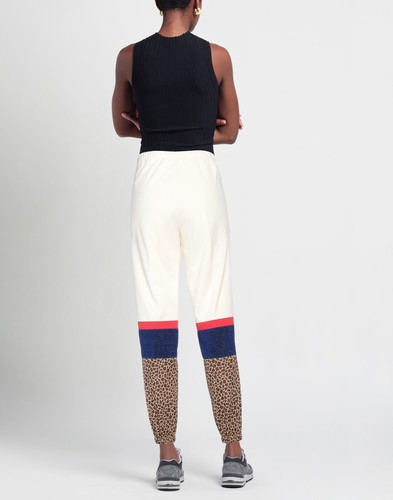 RRP €580 PALM ANGELS Jogger Seam Front Trousers Size L Patchwork Leopard - Picture 2 of 6