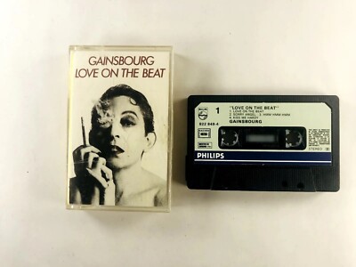 SERGE GAINSBOURG * LOVE ON THE BEAT * K7 CASSETTE TAPE 1985 AUDIO