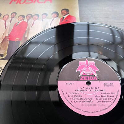 Orquesta La Identidad* – La Musica 1989 SALSA COLOMBIANA NM LP