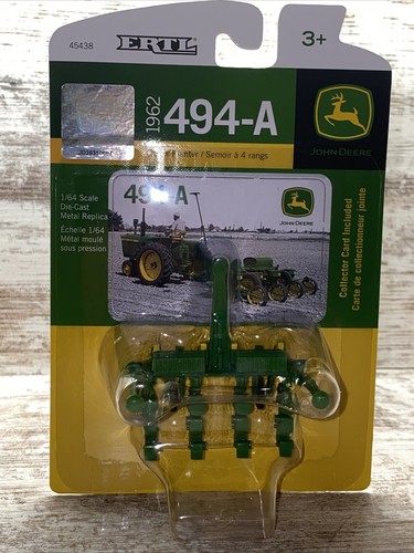 1/64th Scale John Deere 494-A 4 Row Corn Planter Die-Cast Ertl - Picture 4 of 6