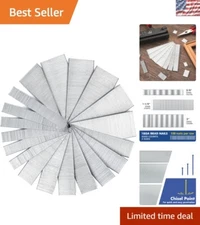 Heavy Duty 18 Gauge Brad Nails - Assorted Sizes and 6000 Count for Craftsmanship