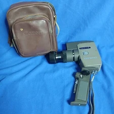 Canon Reflex Zoom 8 Camera w/ C-8 10-40mm f/1.4 Lens & Case (Not Tested) Vintage