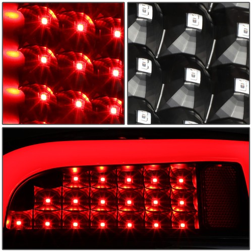 FOR 2005-2015 TOYOTA TACOMA PAIR 3D LED STRIP TAIL LIGHT REAR BRAKE LAMPS BLACK - Picture 5 of 10