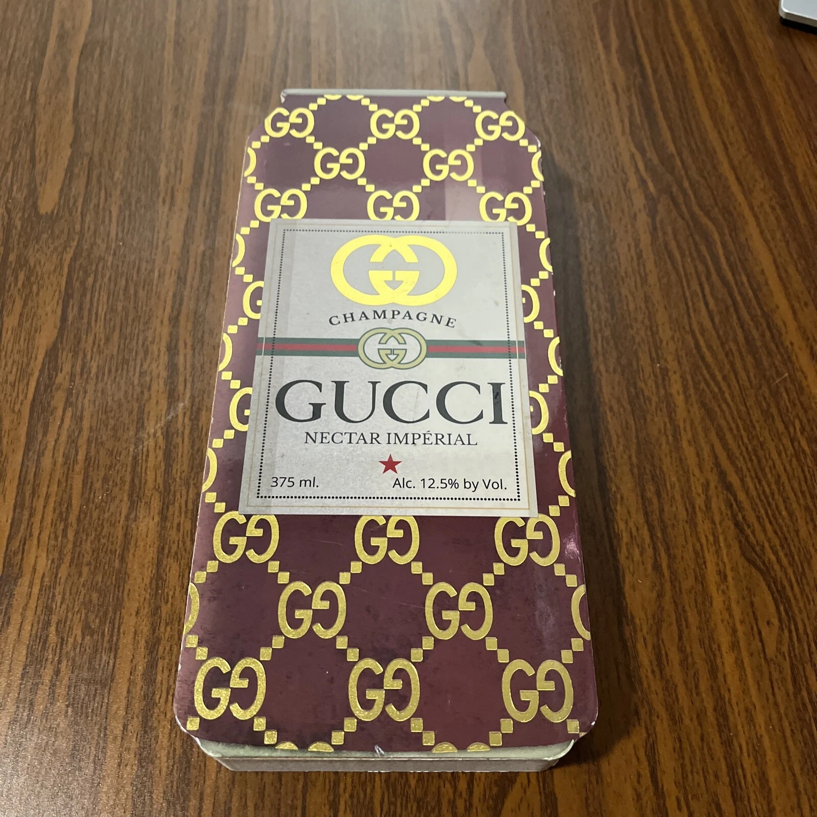 Gucci Boîte à Champagne Gucci Décoration Maison Bois Gucci Art