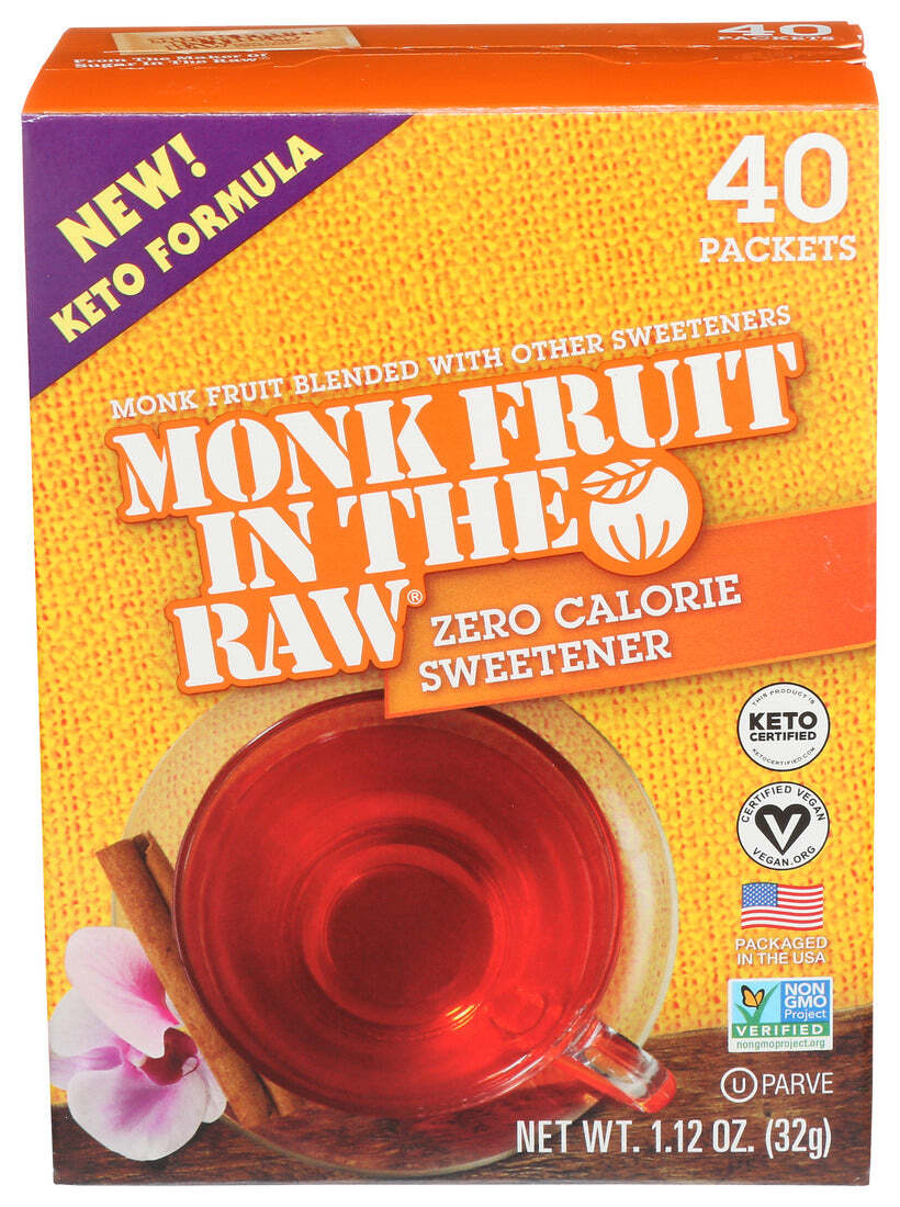 Пакеты подсластителей In The Raw Monk Fruit 40 каратов 3190₽
