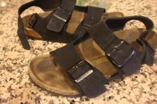 Betula by Birkenstock ARIZONA Black Slide Sandals Size L9/M6 SHO200
