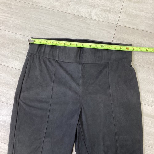 Seven7 Pull On Legging Hose Grau Wildlederimitat Polyester Stretch Damen XL - Bild 5 von 6