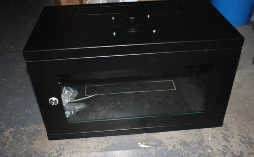 LMS-6U-19" EcoNetCab Steel Wall Mount Rack Enclosure-320x550x300mm-CAB-W6U-EL300 - Afbeelding 2 van 11