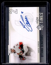 2010-11 SP Authentic Sign of the Times Jared Cowen RC Auto Ottawa Senators