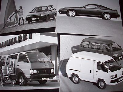 TOYOTA Supra Hi-Ace Combi PRESS PACK PHOTOS 1987 Frankfurt IAA Prospekt NEUWERTIG