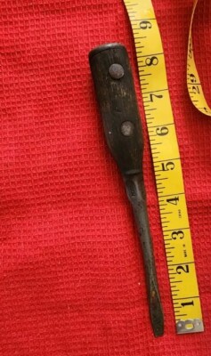 Antique Pexto Split wood handle Standard Screwdriver 8.5'' long