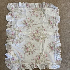 NEW Shabby Chic Home Pillow Case Sham Ruffle Roses Rachel Ashwell Pre Target