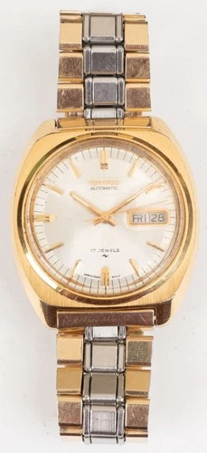 Vintage Seiko 7009-8100 SGP Stainless steel Man's Watch 12k GF Bracelet Runs!