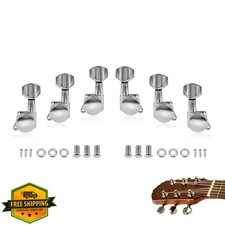 LHXZJHYX Guitar Locking Tuners Chrome 3L 3R