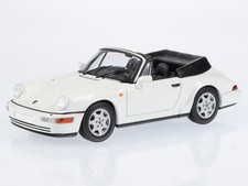 Porsche 911 964 Carrera Convertible 1990 whit diecast modelcar Maxichamps 1:43