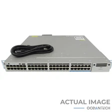 Cisco WS-C3850-12X48UL 48 Port 10/100/1000 Modular Gigabit Network Switch w/RMK