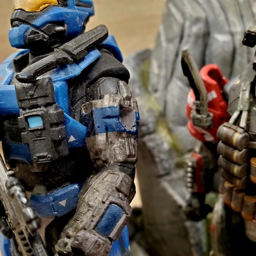 LEGGI🔻 Statua INCOMPLETA Halo Reach Noble Team Leggendaria Edizione Limitata 2010 - Foto 11 di 22