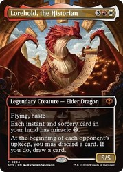 Lorehold, the Historian Borderless Foil #284 Secrets of Strixhaven