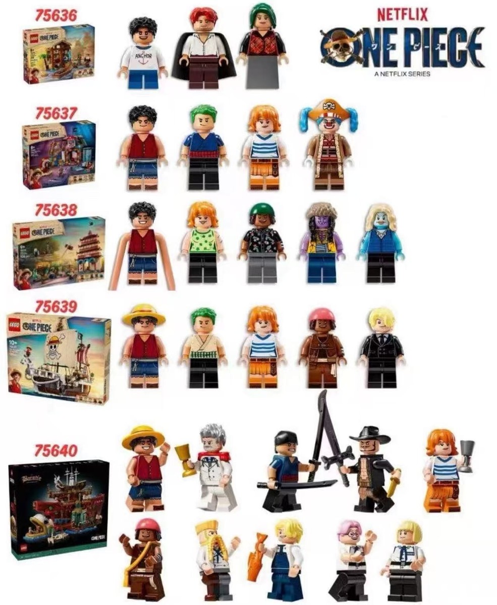 LEGO ONE PIECE Minifigures From 75636,75637,75638,75639,75640 NEW