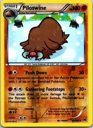 Piloswine 81/162 XY BREAKthrough Reverse Holo Uncommon
