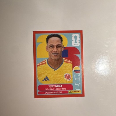 Panini FIFA World Cup 2026 COL 5 Yerry Mina Colombia Player Portrait Sticker