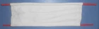 GI JOE 1969 ADVENTURES OF MYSTERIOUS EXPLOSION WHITE CLOTH STRETCHER VINTAGE