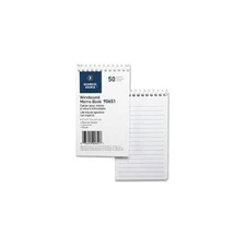 Business Source Wirebound Memo Book - 50 Sheet[s] - Wire Bound - 3" X 5" Sheet