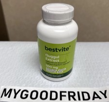 BESTVITE Guggul Extract 500mg 120 Vegetarian Capsules 120 Count Exp:12/2026