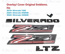 Overlay Black Red Fender Z71 Rear Silverado Ltz Emblem 2019 1500 2500hd3500hd Overlay Black Red Fender Z71 Rear Silverado Ltz Emblem 2019 1500 2500hd3500hd