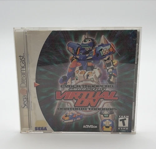 Sega Dreamcast 🔥 Cyber Troopers Virtual On Oratorio Tangram CIB :READ DESC