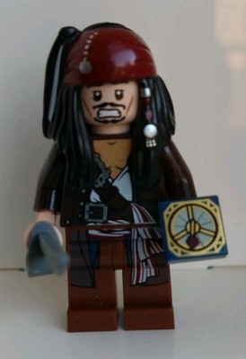 Lego Fluch der Karibik Figuren - Captain Jack Sparrow mit Kompass aus 4184