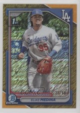 2024 Bowman Chrome Prospects Gold Shimmer Refractor 38/50 Elias Medina 4g8