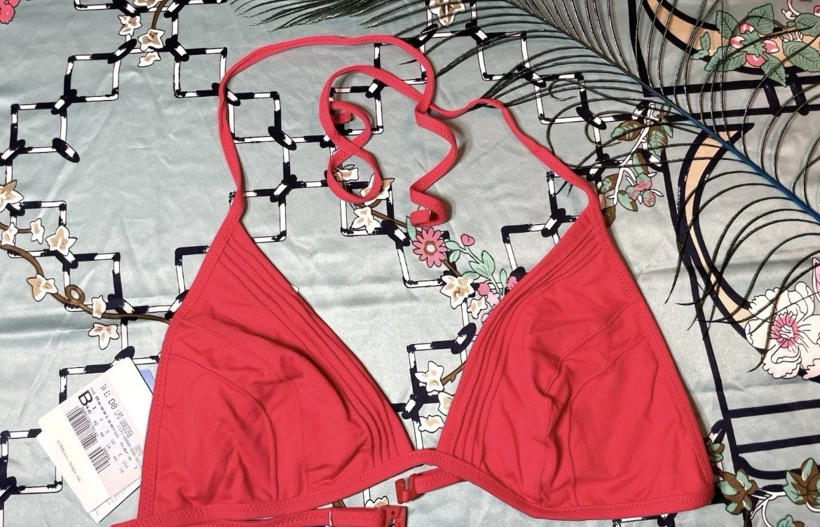 Bas De Bikini La Perla Beach Rouge Corail - Taille FR36 - Neuf Avec étiquettes