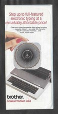 US 1985 Advertisement Cover Flyer Standard Oil Co. Brother Typewriter thumbnail
